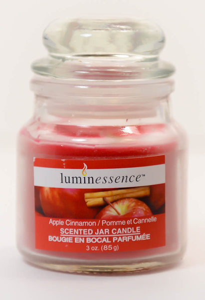 Luminessence, Scented Jar Candle, Apple Cinnamon