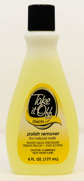 Take it Off Lemon Scent Nail Polish Remover, 6oz