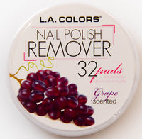L.A. Colors Nail Polish Remover Grape Scented
