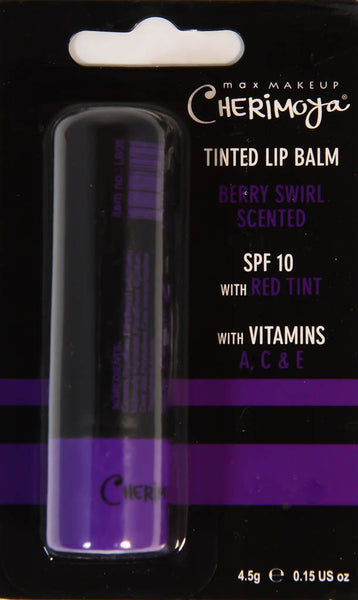 Cherimoya Tinted Lip Balm Berry Swirl Scented