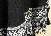 B&W Poncho