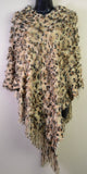 Cheetah Print Poncho