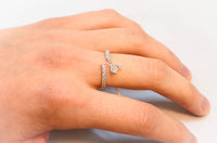 Cubic Zirconia with Sterling Silver Ring