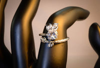 Free Size Wrap Owl Ring for Women