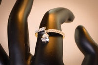 Cubic Zirconia with Sterling Silver Ring