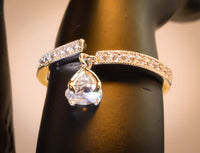 Cubic Zirconia with Sterling Silver Ring