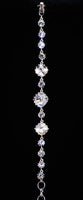White Crystals Swarovski Elements Cubic Zirconia bracelet