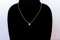 Bunny Face with Cubic Zirconia Necklace