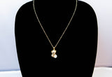 Adorable Koala Bear holding Diamond 3D Pendant Necklace 16''