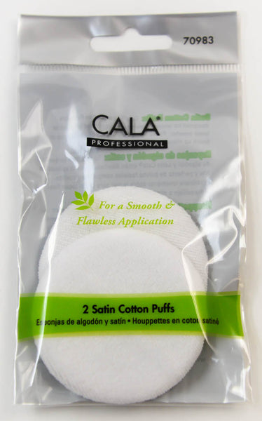 Cala Professional 2 Satin Cotton Puffs