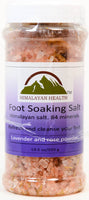 Himalayan Foot Soaking Salt, Lavender and Rose Powder