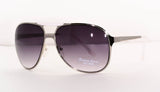 Metal Aviator Square Sunglasses