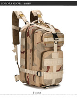 Outdoor Military Rucksacks 1000D Nylon 30L Waterproof Tactical backpack Sports Camping Hiking Trekking Fishing Hunting Bags