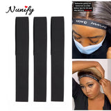 1Pcs/Lot Elastic Headband With Velcro 60Cm Edge Grip Band 2.5 3 3.5Cm Width Velcro Headband For Closure Frontal Wigs Lay Down