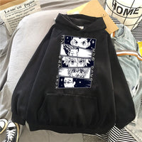 2021 Hot Japanese Anime Manga Kawaii Hunter X Hunter Hoodies Men/Women Short Sleeve Sweatshirt Killua Zoldyck Hoddie For Teens