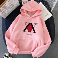 2021 Hot Japanese Anime Manga Kawaii Hunter X Hunter Hoodies Men/Women Short Sleeve Sweatshirt Killua Zoldyck Hoddie For Teens