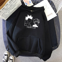 2021 Hot Japanese Anime Manga Kawaii Hunter X Hunter Hoodies Men/Women Short Sleeve Sweatshirt Killua Zoldyck Hoddie For Teens