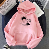 2021 Hot Japanese Anime Manga Kawaii Hunter X Hunter Hoodies Men/Women Short Sleeve Sweatshirt Killua Zoldyck Hoddie For Teens