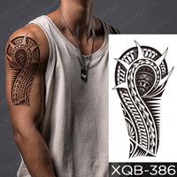 Waterproof Temporary Tattoo Sticker Forest Lion Tiger Bear Flash Tattoos Women Leopard Wolf Crown Body Art Arm Fake Tatoo Men