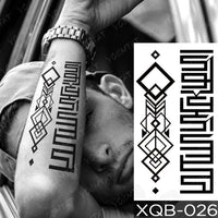 Waterproof Temporary Tattoo Sticker Forest Lion Tiger Bear Flash Tattoos Women Leopard Wolf Crown Body Art Arm Fake Tatoo Men