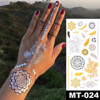 Waterproof Temporary Tattoo Sticker Fox Cat Butterfly Snake Demon Flash Tatto Woman Black Pink Body Art Fake Sleeve Tatoo Man