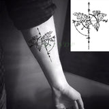 Waterproof Temporary Tattoo Sticker of body Love wave tattoo small size tatto stickers flash tatoo fake tattoos for girl women
