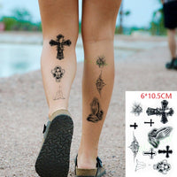 Waterproof Temporary Tattoo Sticker of body Love wave tattoo small size tatto stickers flash tatoo fake tattoos for girl women