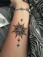 Waterproof Temporary Tattoo Sticker of body Love wave tattoo small size tatto stickers flash tatoo fake tattoos for girl women