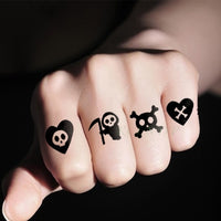 Waterproof Temporary Tattoo Sticker of body Love wave tattoo small size tatto stickers flash tatoo fake tattoos for girl women