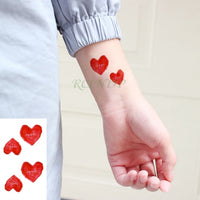 Waterproof Temporary Tattoo Sticker of body Love wave tattoo small size tatto stickers flash tatoo fake tattoos for girl women