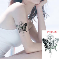 Waterproof Temporary Tattoo Sticker of body Love wave tattoo small size tatto stickers flash tatoo fake tattoos for girl women