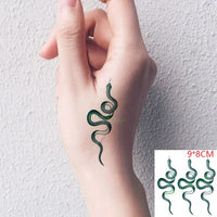 Waterproof Temporary Tattoo Sticker of body Love wave tattoo small size tatto stickers flash tatoo fake tattoos for girl women