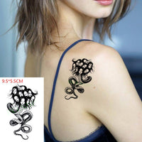 Waterproof Temporary Tattoo Sticker of body Love wave tattoo small size tatto stickers flash tatoo fake tattoos for girl women