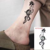 Waterproof Temporary Tattoo Sticker of body Love wave tattoo small size tatto stickers flash tatoo fake tattoos for girl women