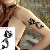 Waterproof Temporary Tattoo Sticker of body Love wave tattoo small size tatto stickers flash tatoo fake tattoos for girl women