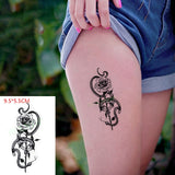 Waterproof Temporary Tattoo Sticker of body Love wave tattoo small size tatto stickers flash tatoo fake tattoos for girl women