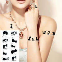 Waterproof Temporary Tattoo Sticker of body Love wave tattoo small size tatto stickers flash tatoo fake tattoos for girl women