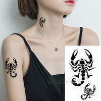 Waterproof Temporary Tattoo Sticker of body Love wave tattoo small size tatto stickers flash tatoo fake tattoos for girl women