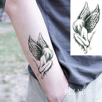 Waterproof Temporary Tattoo Sticker of body Love wave tattoo small size tatto stickers flash tatoo fake tattoos for girl women