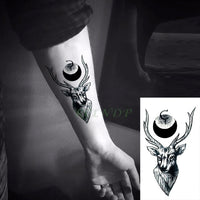 Waterproof Temporary Tattoo Sticker of body Love wave tattoo small size tatto stickers flash tatoo fake tattoos for girl women