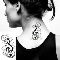 Waterproof Temporary Tattoo Sticker of body Love wave tattoo small size tatto stickers flash tatoo fake tattoos for girl women