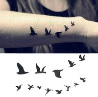 Waterproof Temporary Tattoo Sticker of body Love wave tattoo small size tatto stickers flash tatoo fake tattoos for girl women