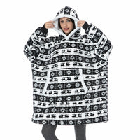 Oversized Hoodies Sweatshirt Women Winter Hoodies Fleece Giant TV Blanket With Sleeves Pullover Oversize Women Hoody Sweatshirts