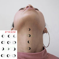 Waterproof Temporary Tattoo Sticker Black Word angel devil bull cross English Letters Flash Tatoo Fake Tatto for Woman Men
