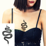Waterproof Temporary Tattoo Sticker Black Word angel devil bull cross English Letters Flash Tatoo Fake Tatto for Woman Men