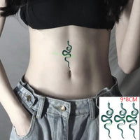 Waterproof Temporary Tattoo Sticker Black Word angel devil bull cross English Letters Flash Tatoo Fake Tatto for Woman Men