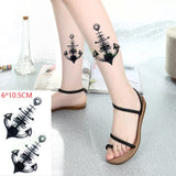 Waterproof Temporary Tattoo Sticker Black Word angel devil bull cross English Letters Flash Tatoo Fake Tatto for Woman Men